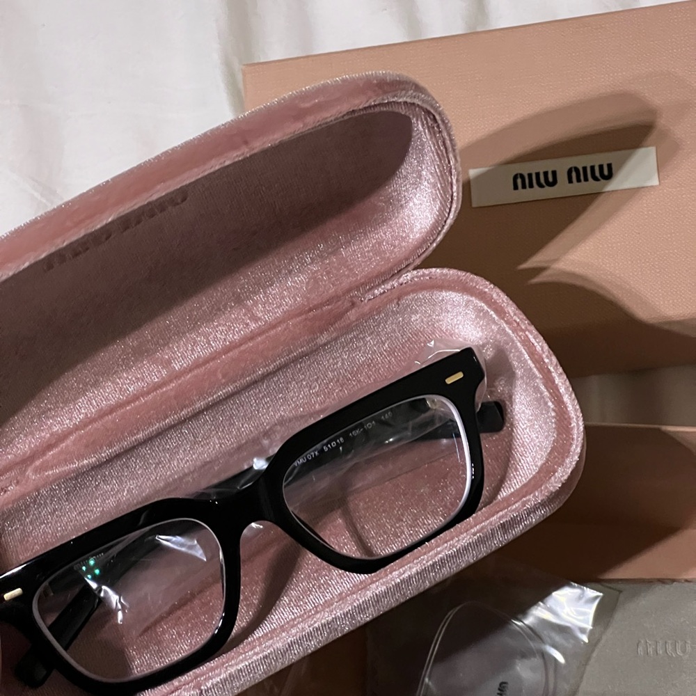 Miu Miu Black Eyeglasses